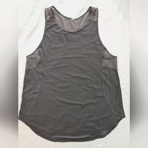 Lululemon grey sculpt tank II size 12 large